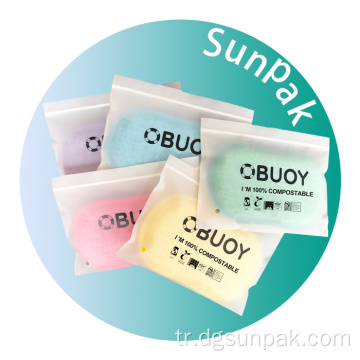 plastik zip frost giysiler torbalanmış paketlenmiş fermuarlı çanta